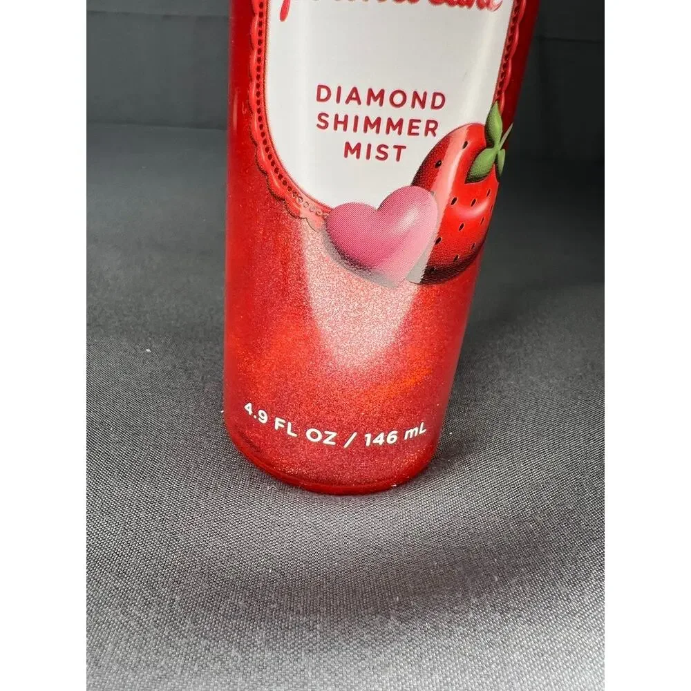 Bath & Body Works Strawberry Poundcake Shimmer Mist 4.9oz NEW